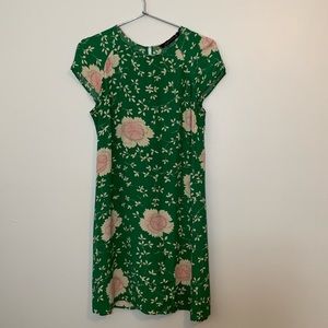 Zara Woman Lightweight Floral Summer Dress